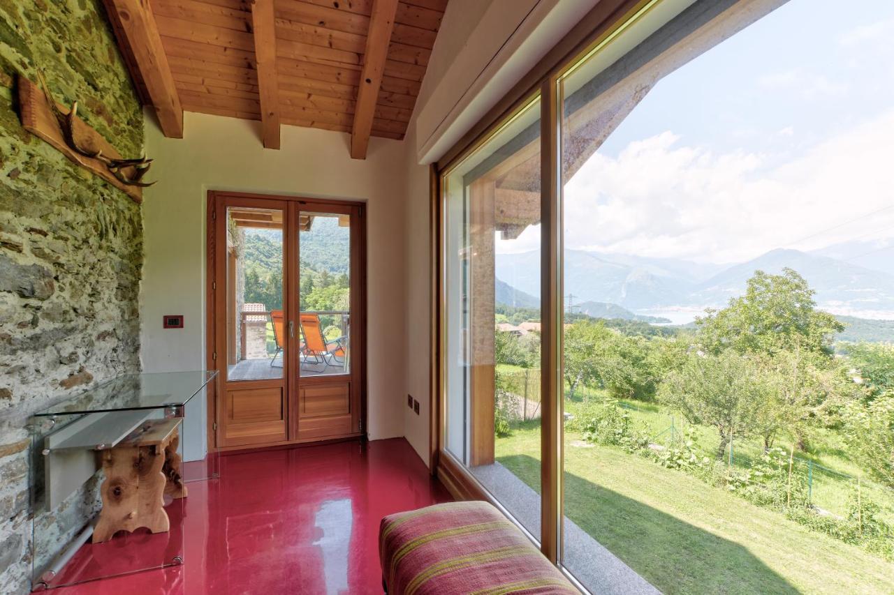 Chalet Con Piscina E Vista Panoramica Colico Exterior foto
